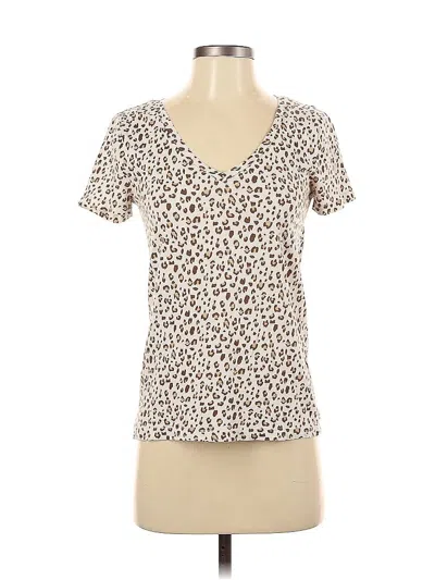 Pre-owned Jcrew Short Sleeve T-shirt In White