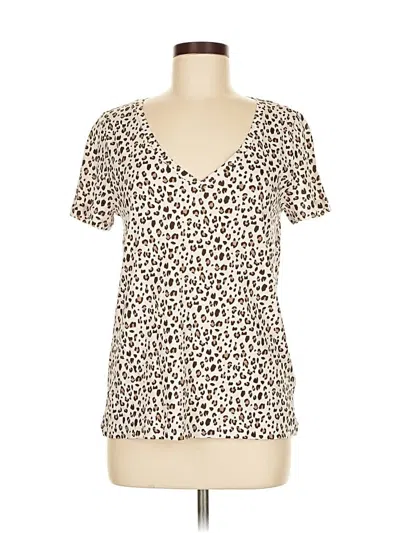 Pre-owned Jcrew Short Sleeve T-shirt In White