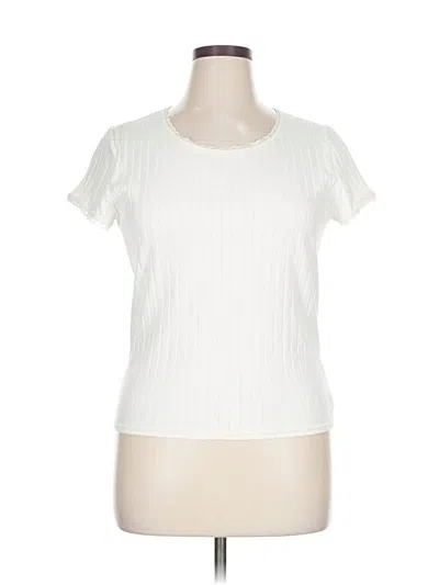 Pre-owned Jcrew Short Sleeve T-shirt In White