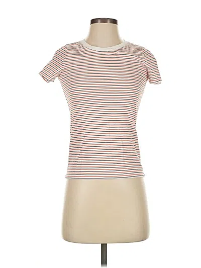 Pre-owned Jcrew Short Sleeve T-shirt In White