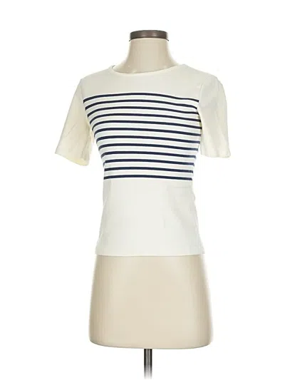 Pre-owned Jcrew Short Sleeve T-shirt In White