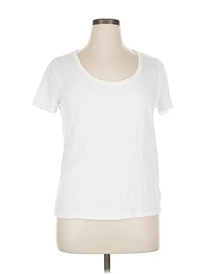 Pre-owned Jcrew Short Sleeve T-shirt In White