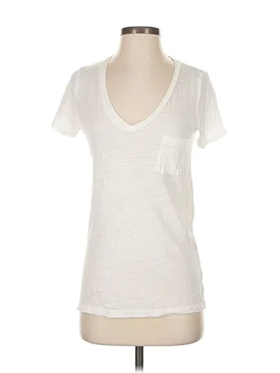 Pre-owned Jcrew Short Sleeve T-shirt In White