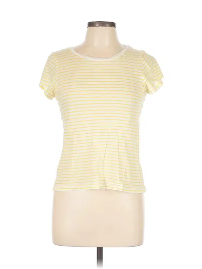 Pre-owned Jcrew Short Sleeve T-shirt In Yellow