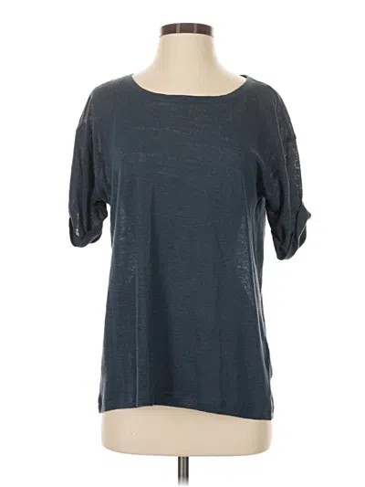 Jcrew Short Sleeve Top Gray Scoop Neck Tops