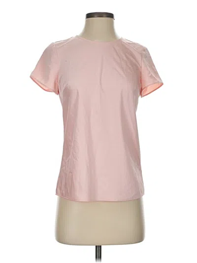 Pre-owned Jcrew Short Sleeve Top Pink Crew Neck Tops