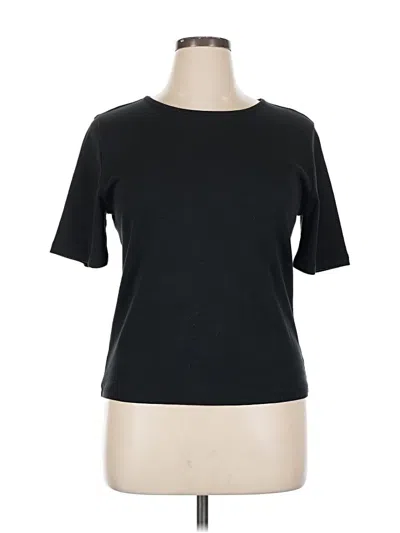 Pre-owned Jcrew Short Sleeve T-shirt In Black