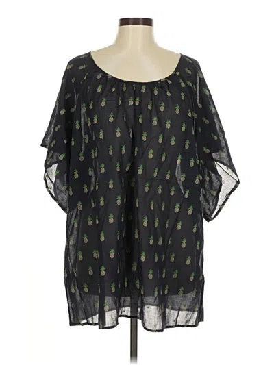 Pre-owned Jcrew Short Sleeve T-shirt In Black