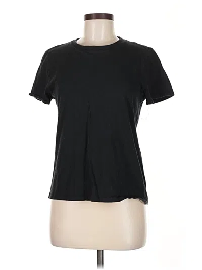 Pre-owned Jcrew Short Sleeve T-shirt In Black