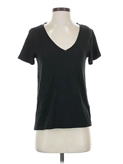 Pre-owned Jcrew Short Sleeve T-shirt In Black