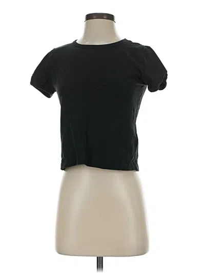 Pre-owned Jcrew Short Sleeve T-shirt In Black