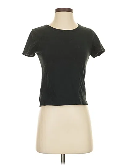 Pre-owned Jcrew Short Sleeve T-shirt In Black