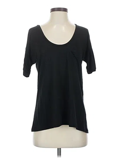 Pre-owned Jcrew Short Sleeve T-shirt In Black