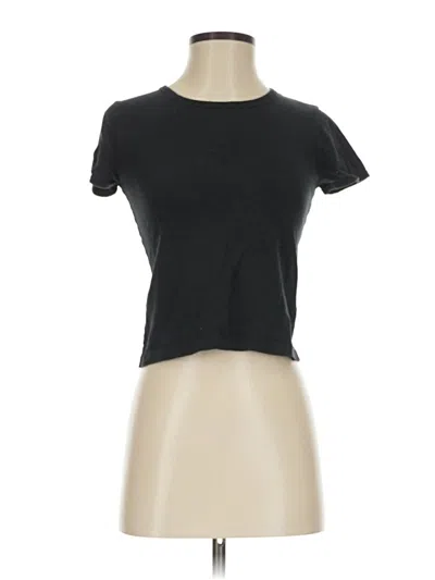 Pre-owned Jcrew Short Sleeve T-shirt In Black