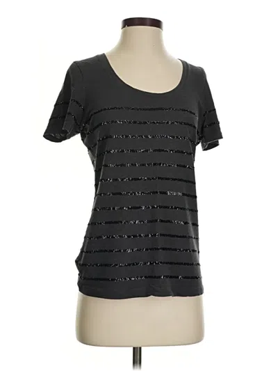 Pre-owned Jcrew Short Sleeve T-shirt In Black