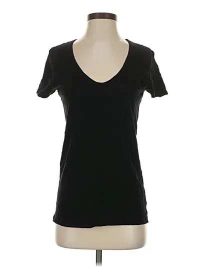 Pre-owned Jcrew Short Sleeve T-shirt In Black