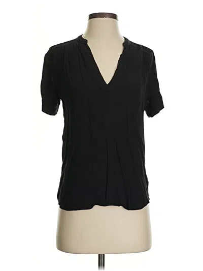 Pre-owned Jcrew Short Sleeve T-shirt In Black