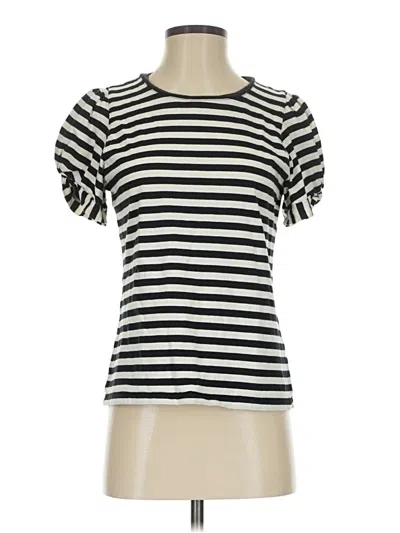 Pre-owned Jcrew Short Sleeve T-shirt In Black