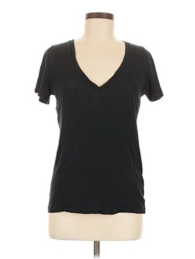 Pre-owned Jcrew Short Sleeve T-shirt In Black