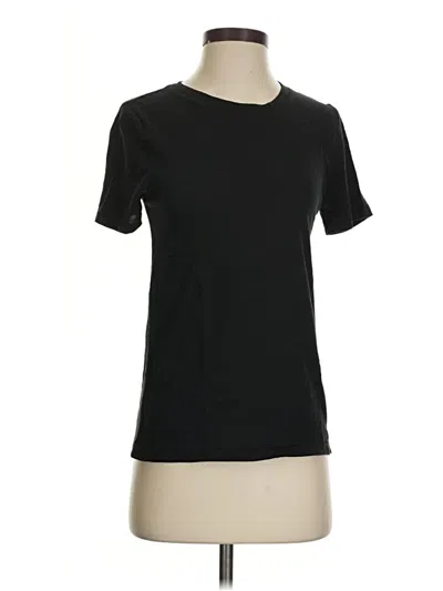 Pre-owned Jcrew Short Sleeve T-shirt In Black