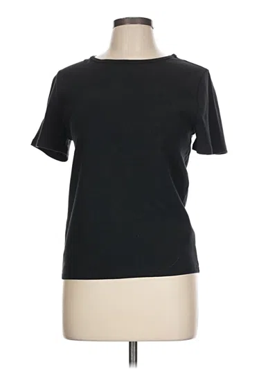 Pre-owned Jcrew Short Sleeve T-shirt In Black