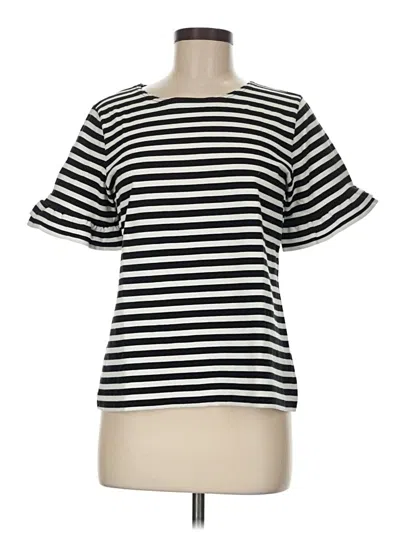 Pre-owned Jcrew Short Sleeve T-shirt In Black