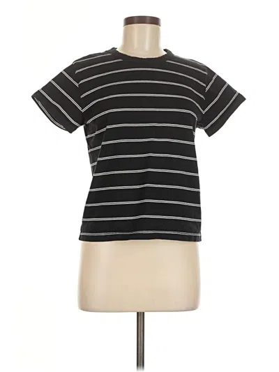 Pre-owned Jcrew Short Sleeve T-shirt In Black