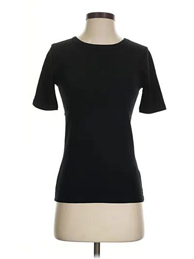 Pre-owned Jcrew Short Sleeve T-shirt In Black