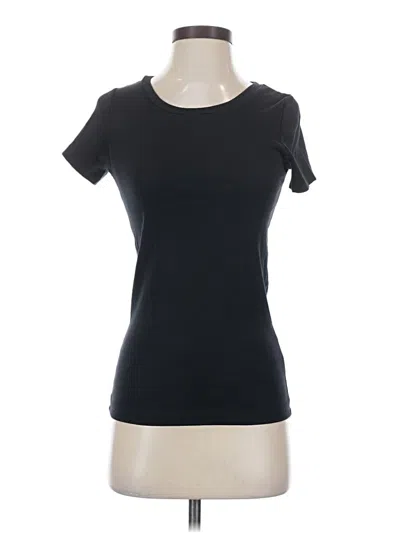 Pre-owned Jcrew Short Sleeve T-shirt In Black