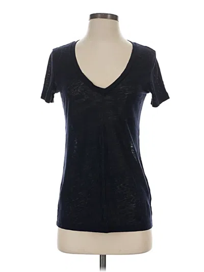 Pre-owned Jcrew Short Sleeve T-shirt In Black