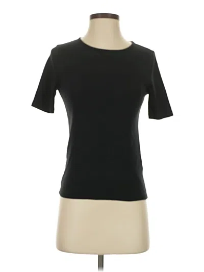 Pre-owned Jcrew Short Sleeve T-shirt In Black