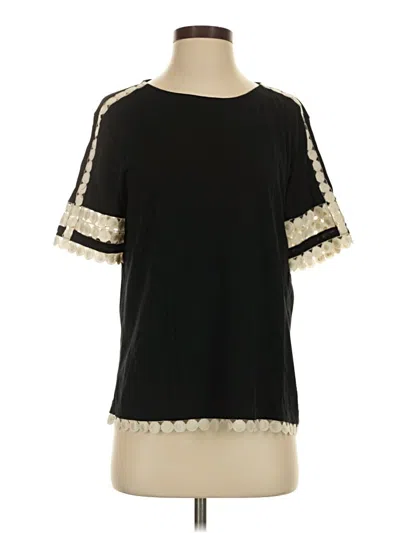 Pre-owned Jcrew Short Sleeve T-shirt In Black
