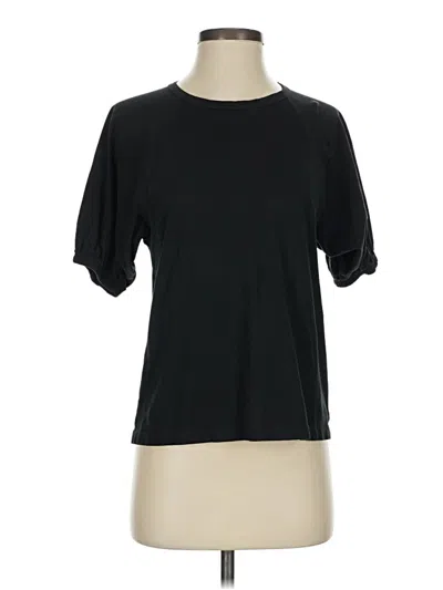 Pre-owned Jcrew Short Sleeve T-shirt In Black