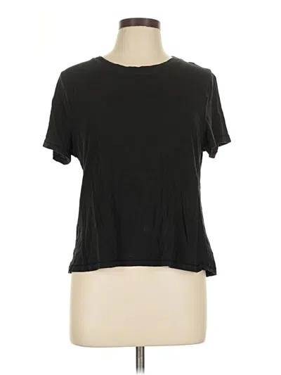 Pre-owned Jcrew Short Sleeve T-shirt In Black