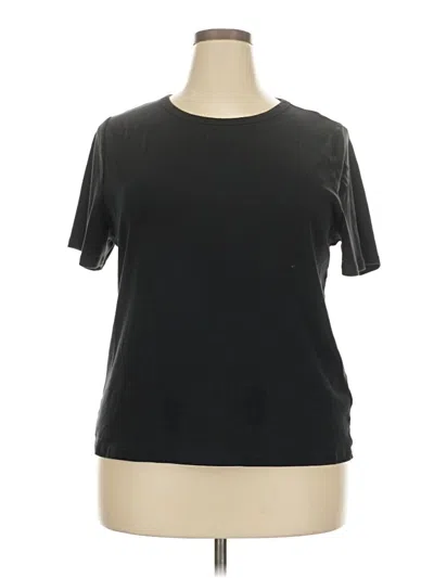 Pre-owned Jcrew Short Sleeve T-shirt In Black
