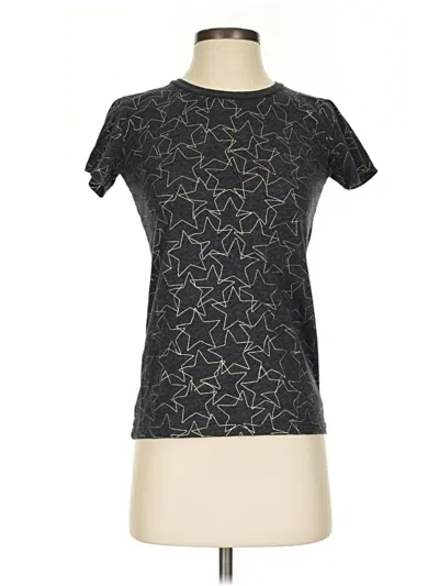 Pre-owned Jcrew Short Sleeve T-shirt In Black