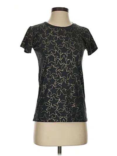 Pre-owned Jcrew Short Sleeve T-shirt In Black