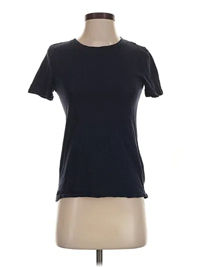 Pre-owned Jcrew Short Sleeve T-shirt In Black