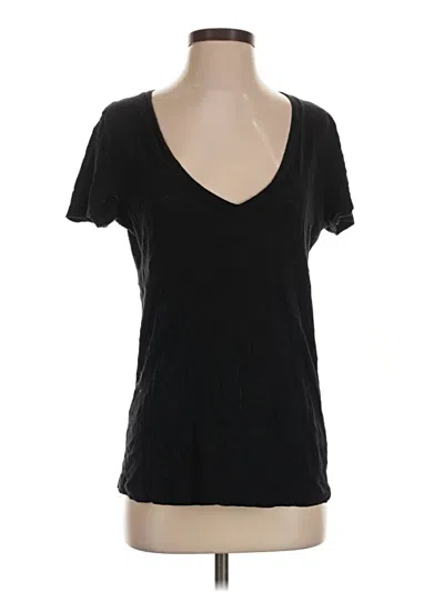 Pre-owned Jcrew Short Sleeve T-shirt In Black