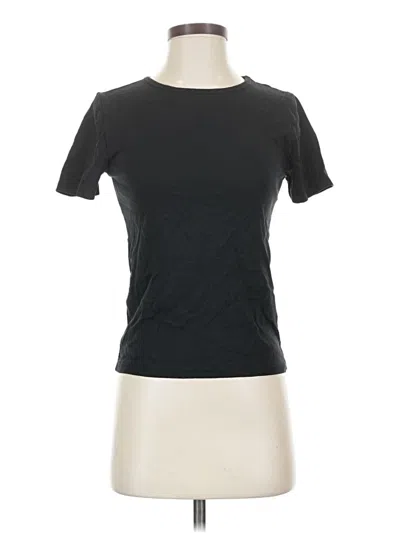 Pre-owned Jcrew Short Sleeve T-shirt In Black