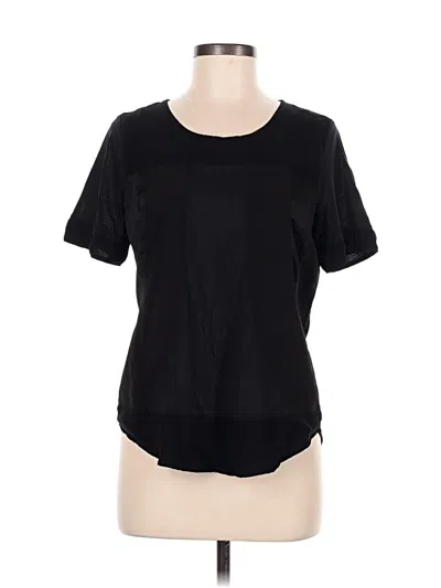 Pre-owned Jcrew Short Sleeve T-shirt In Black