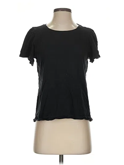 Pre-owned Jcrew Short Sleeve T-shirt In Black