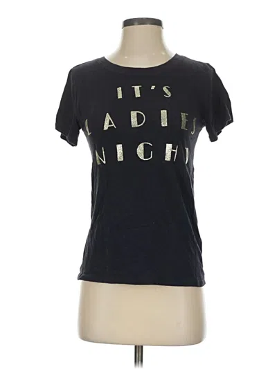 Pre-owned Jcrew Short Sleeve T-shirt In Black