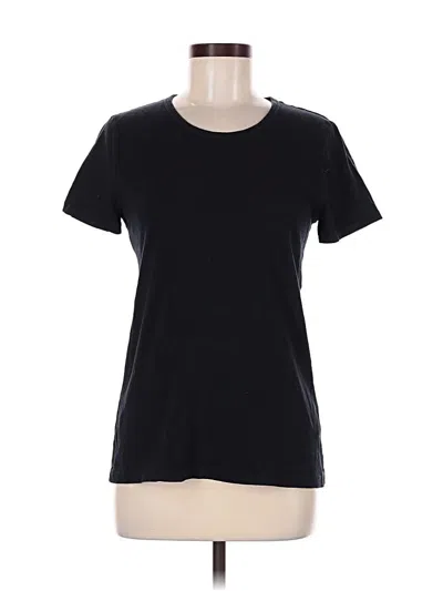 Pre-owned Jcrew Short Sleeve T-shirt In Black