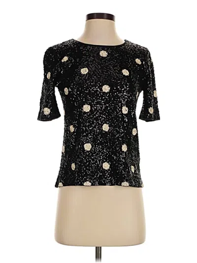 Pre-owned Jcrew Short Sleeve T-shirt In Black