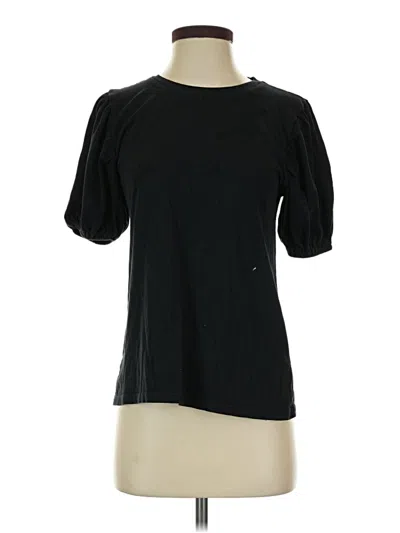 Pre-owned Jcrew Short Sleeve T-shirt In Black