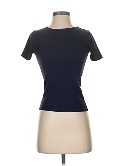 Pre-owned Jcrew Short Sleeve T-shirt In Blue