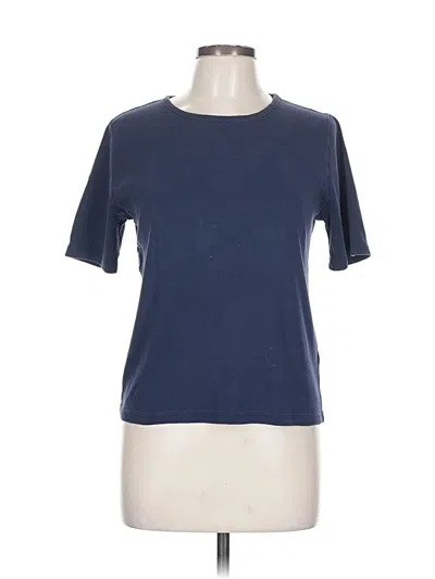 Pre-owned Jcrew Short Sleeve T-shirt In Blue