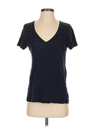Pre-owned Jcrew Short Sleeve T-shirt In Blue