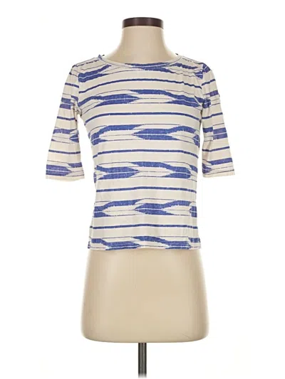 Pre-owned Jcrew Short Sleeve T-shirt In Blue